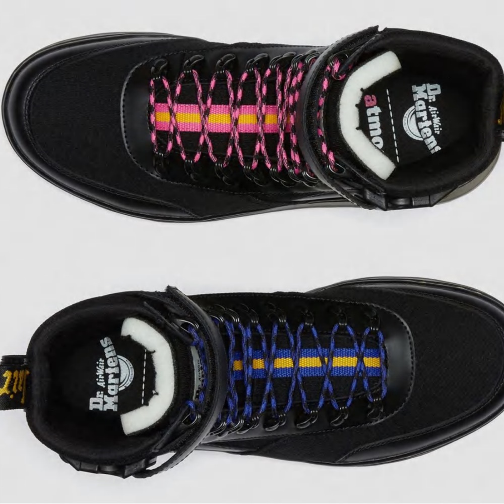 π€ππ©· ATMOS X DR MARTENS COMBS TECH ATMOS BLACK BOOTS MENS 8 WMNS 9 ππ©·π€ - Picture 14 of 16
